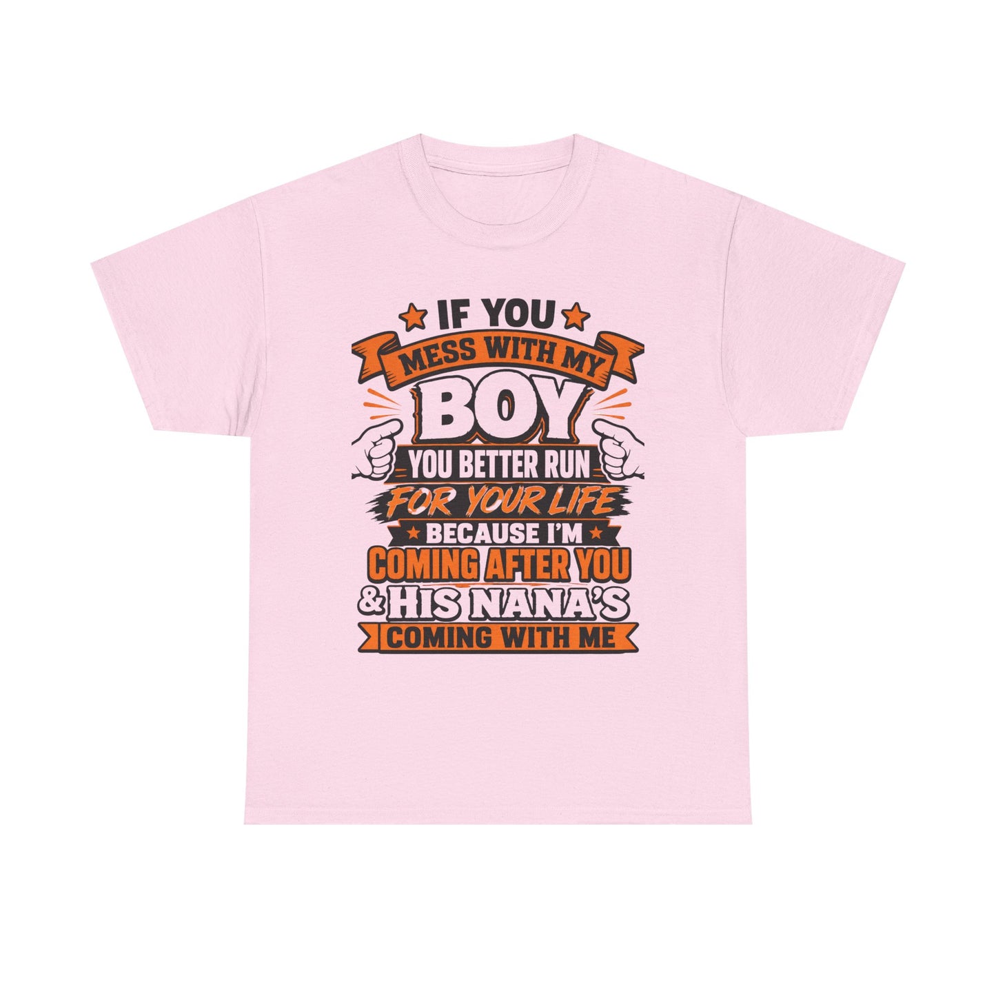 Mess With My Boy T-Shirt | Protective Mom Dad Shirt, Funny Graphic Tee