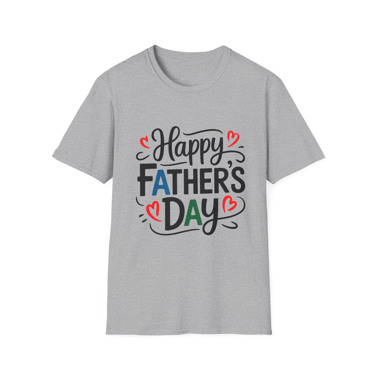 Camiseta ligera del Día del Padre con texto manuscrito