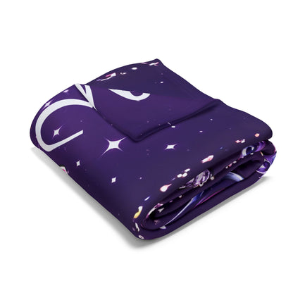 Personalized Unicorn Fleece Blanket – Custom Name Gift for Girls