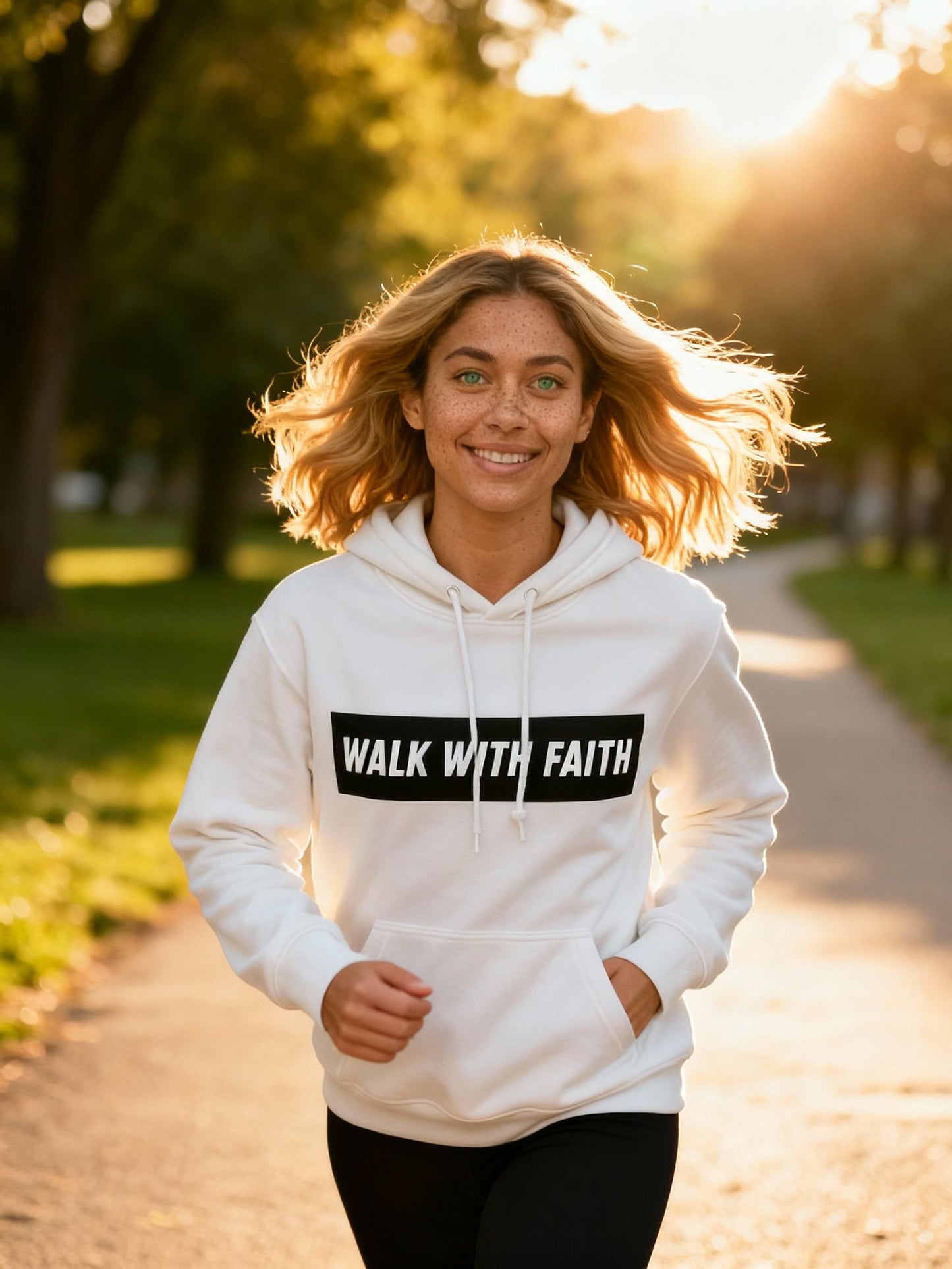 Walk With Faith Hoodie | Inspirational Christian Hoodie