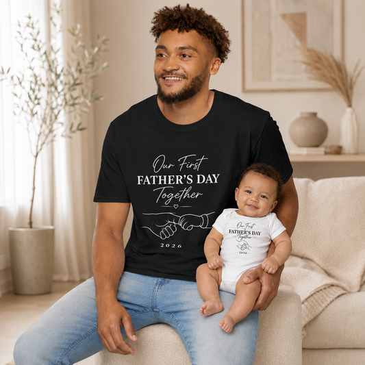 Custom Baby's Father's Day Matching Bodysuit