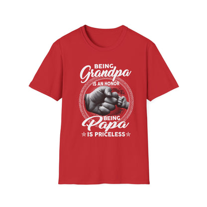 Being Grandpa Is An Honor — Being Papa Is Priceless T-Shirt