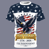 Camiseta conmemorativa del Águila de la Independencia de EE. UU. – 250 Años | Aniversario 1776-2026