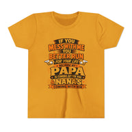 ¿Te metes conmigo? Corre por tu vida. Camiseta Juvenil | Camiseta Divertida