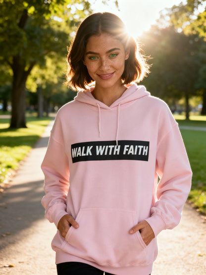 Walk With Faith Hoodie | Inspirational Christian Hoodie