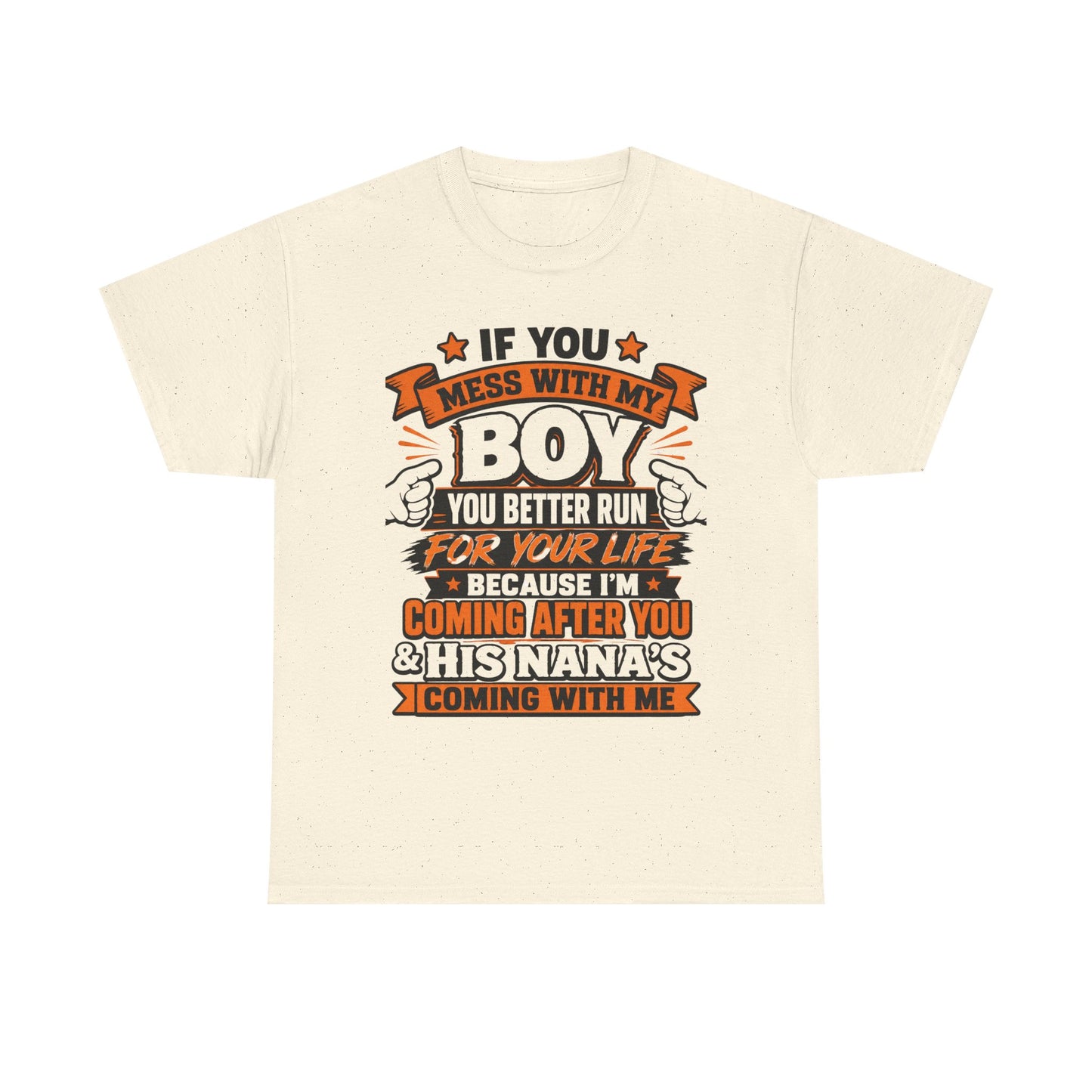 Mess With My Boy T-Shirt | Protective Mom Dad Shirt, Funny Graphic Tee