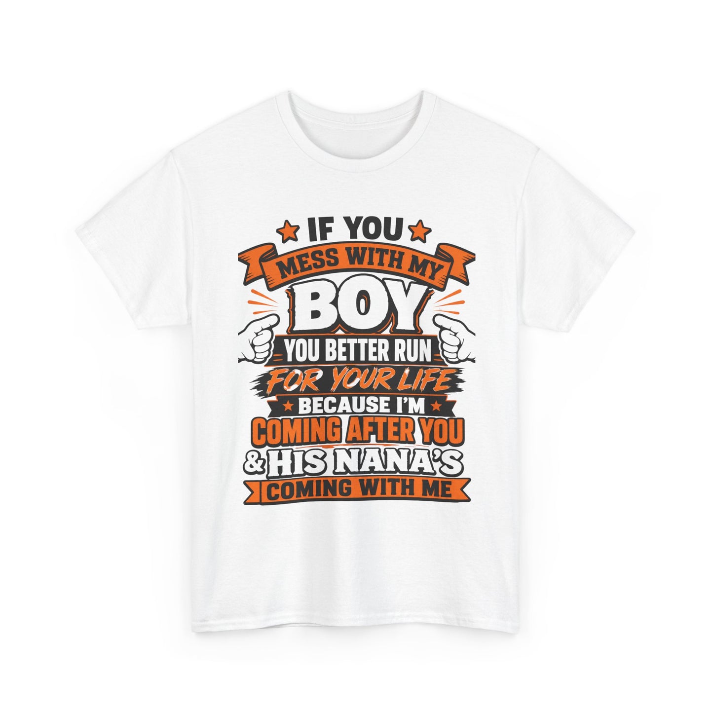 Mess With My Boy T-Shirt | Protective Mom Dad Shirt, Funny Graphic Tee