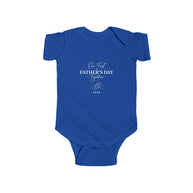 Our First Father's Day, Custom Matching Baby's Bodysuit