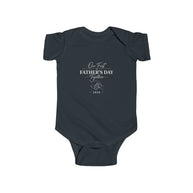 Our First Father's Day, Custom Matching Baby's Bodysuit