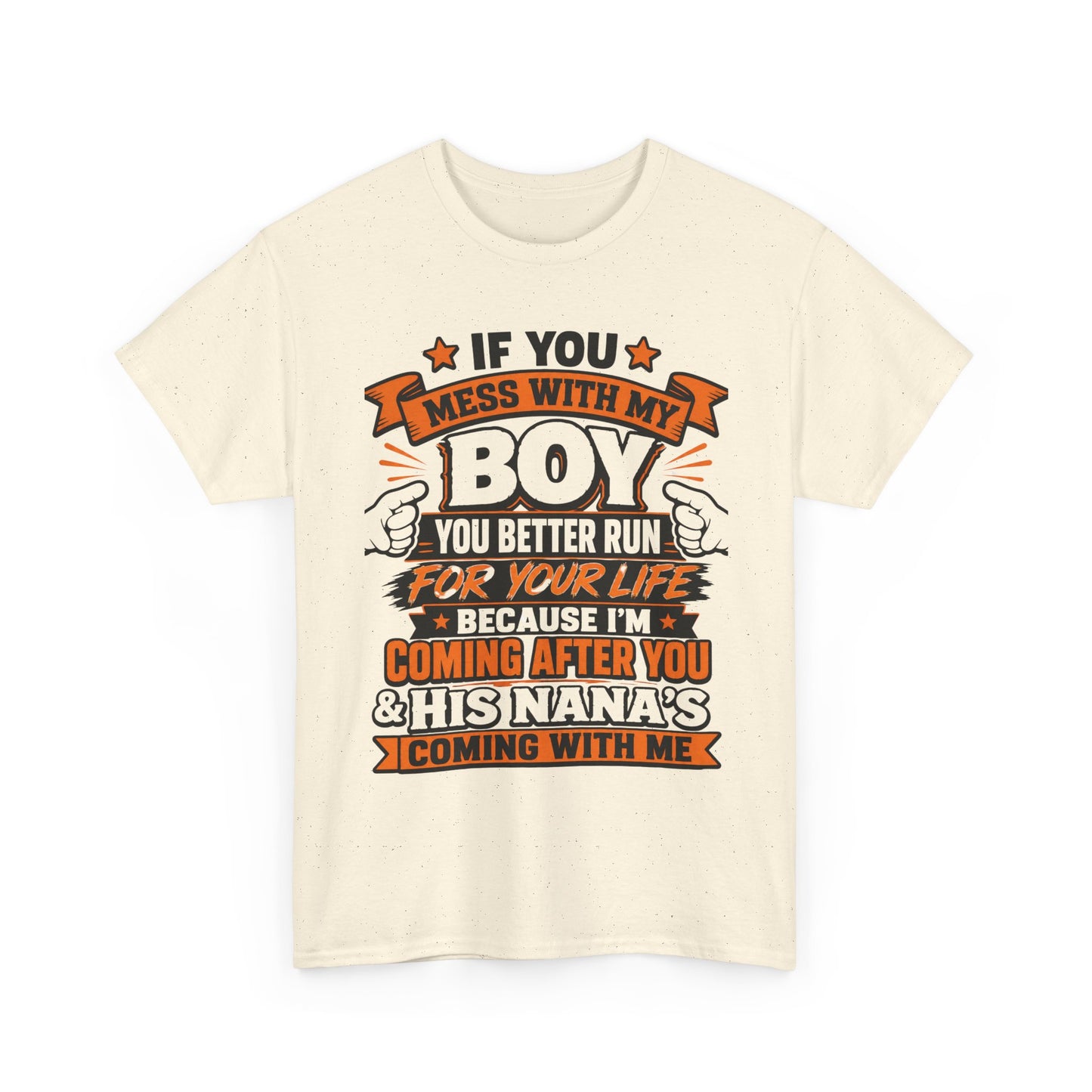 Mess With My Boy T-Shirt | Protective Mom Dad Shirt, Funny Graphic Tee