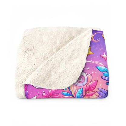 Personalized Unicorn Sherpa Blanket – A Magical Gift Made Just for Her