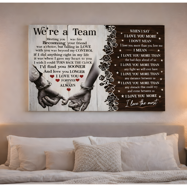Together Canvas Love Art