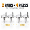 Top-Fix Toilet Seat Hinge Bolts