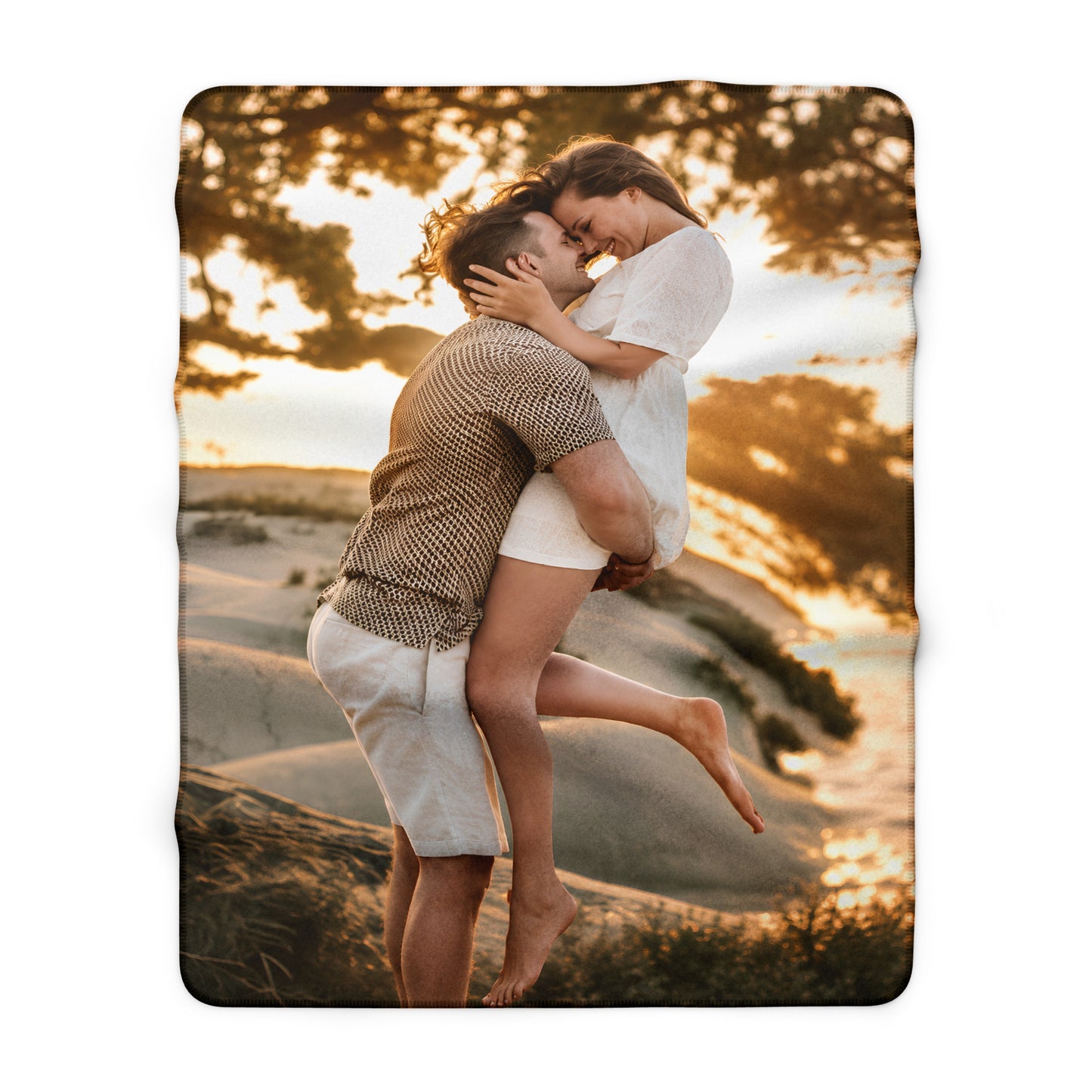 Hold This Moment Forever — Personalized Photo Sherpa Blanket