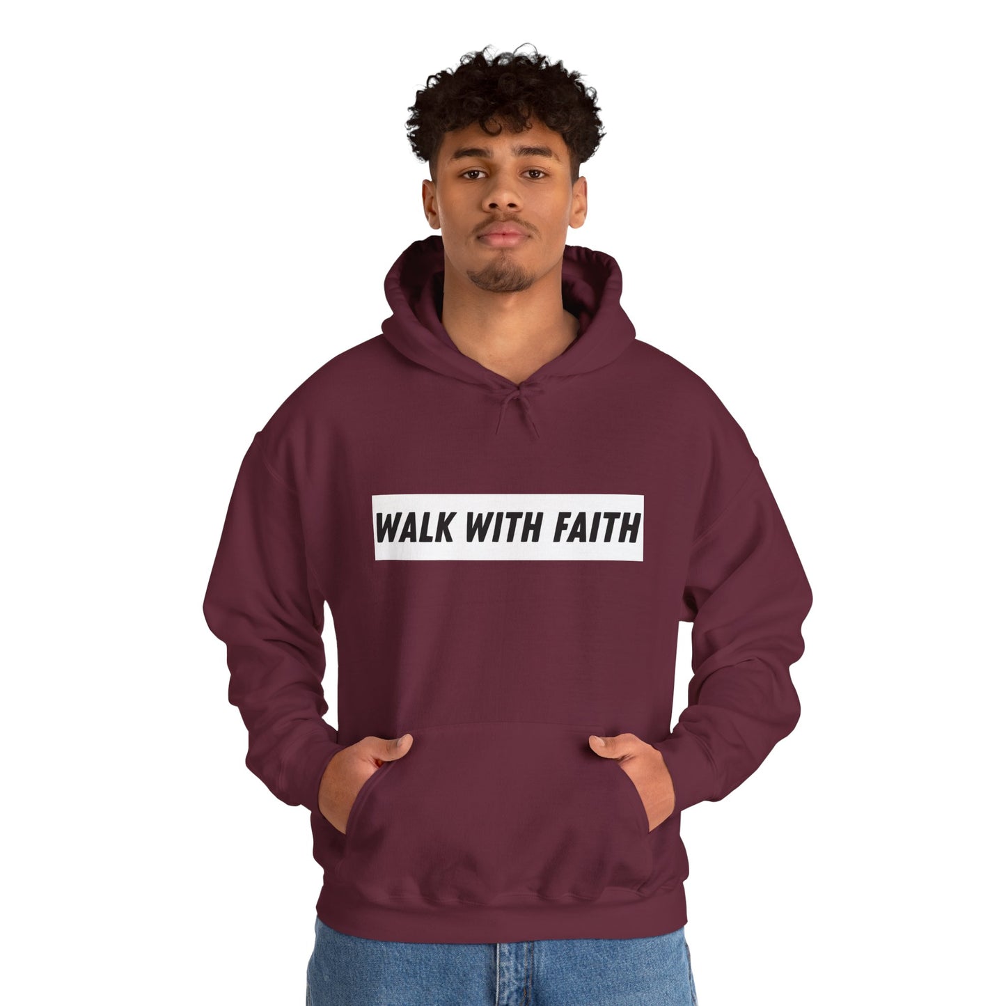 Walk With Faith Hoodie — Inspirational Christian Faith Pullover