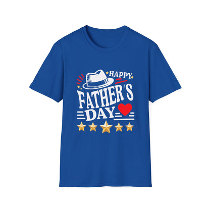 Happy Father's Day heart and stars T-Shirt | Father's Day Tee