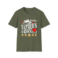 Happy Father's Day heart and stars T-Shirt | Father's Day Tee