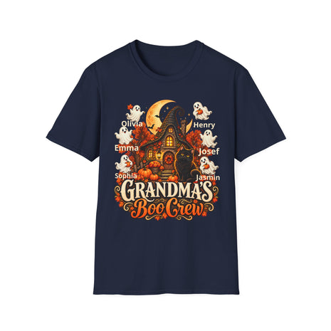 Grandma’s Boo Crew Personalized Halloween T-Shirt