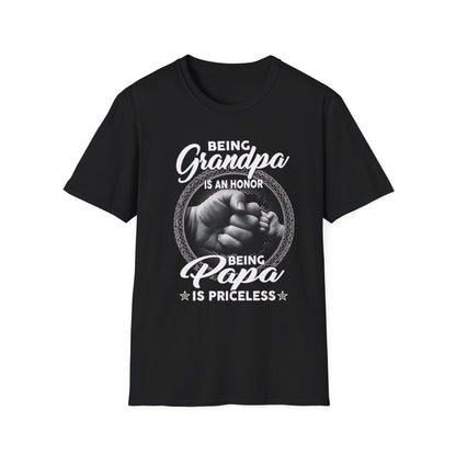 Being Grandpa Is An Honor — Being Papa Is Priceless T-Shirt