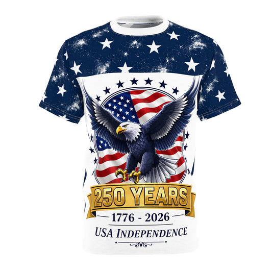 250 Years USA Independence Eagle T-Shirt | 1776-2026 Anniversary