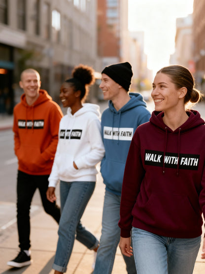 Walk With Faith Hoodie | Inspirational Christian Hoodie