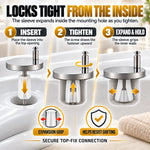 Top-Fix Toilet Seat Hinge Bolts