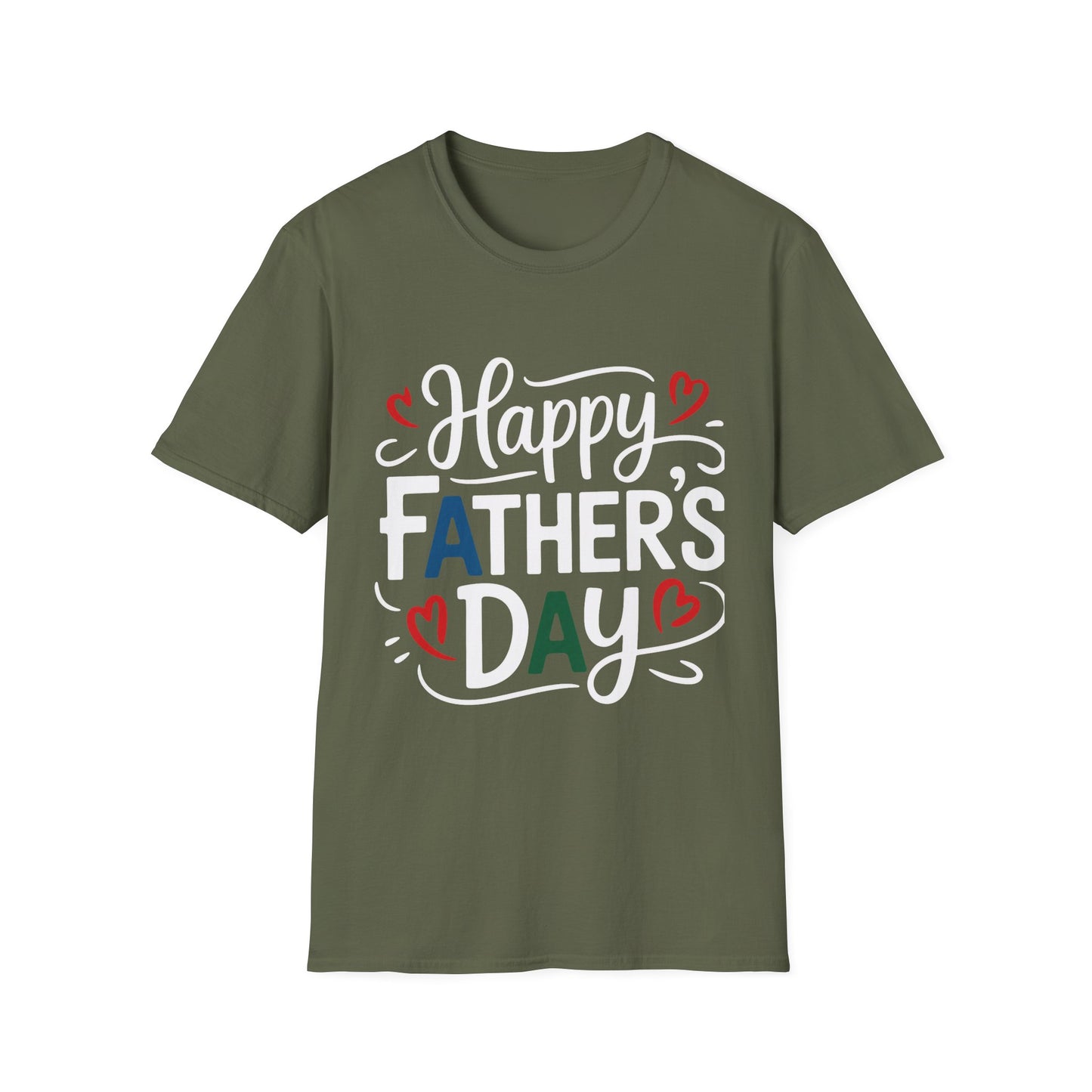 Happy Father's Day colorful lettering T-Shirt | Father's Day shirt