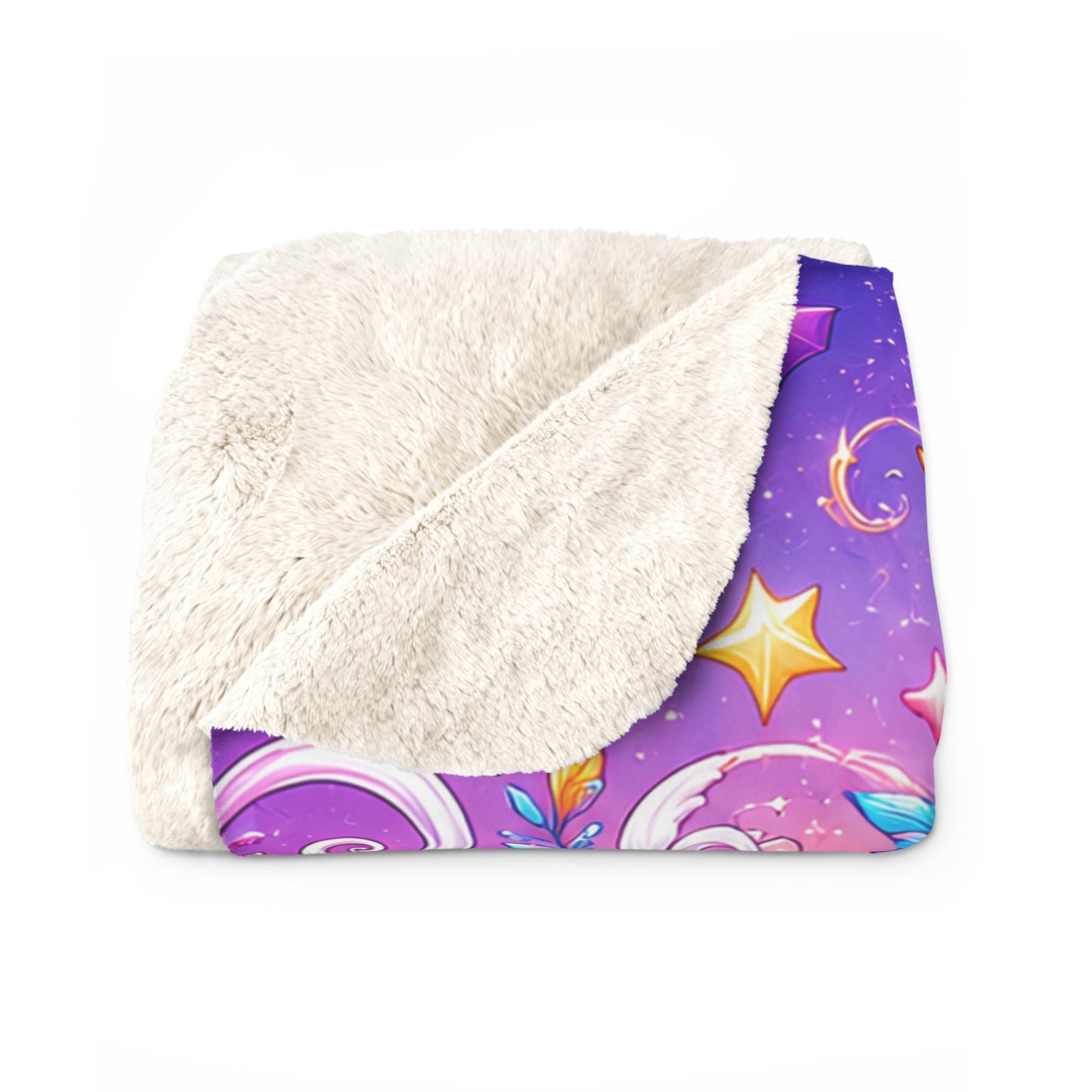 Personalized Unicorn Sherpa Blanket – A Magical Gift Made Just for Her