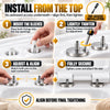 Top-Fix Toilet Seat Hinge Bolts
