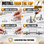 Top-Fix Toilet Seat Hinge Bolts
