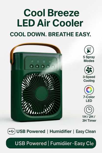 Cool Breeze LED Air Cooler
