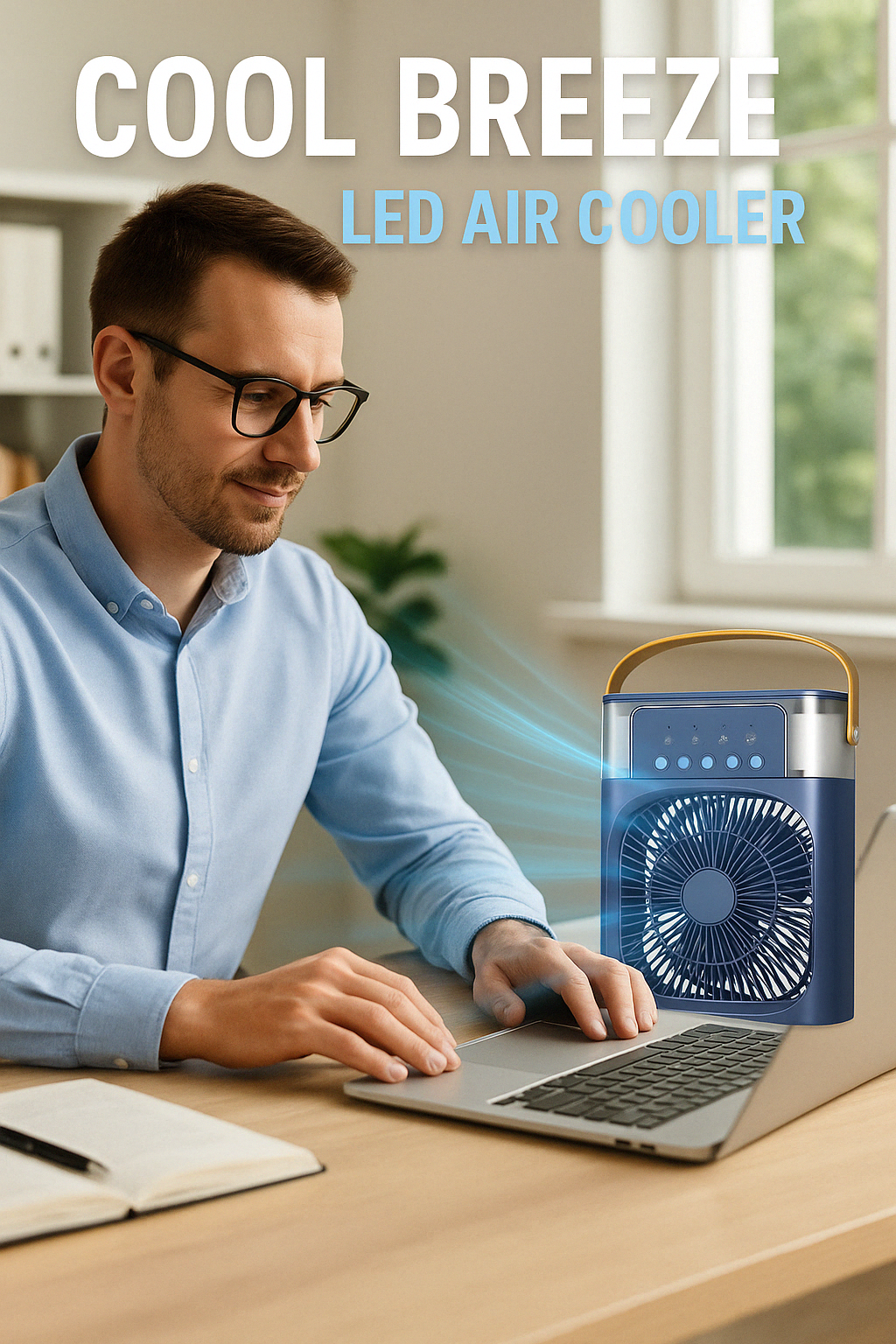 Cool Breeze LED Air Cooler