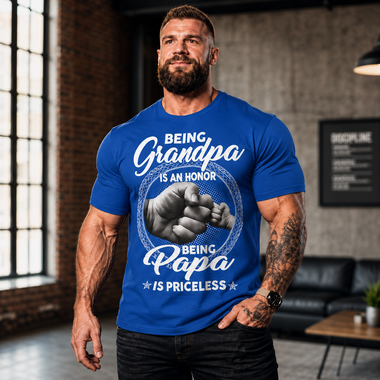 Being Grandpa Is An Honor — Being Papa Is Priceless T-Shirt
