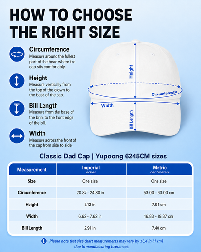 PaPa Script Dad Cap | Low-Profile Cotton Hat, Everyday Cap