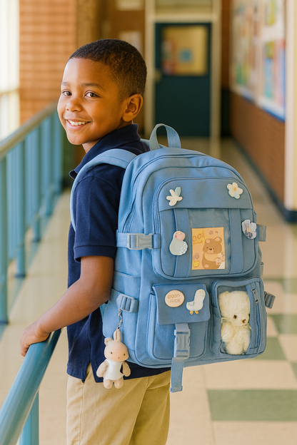 Chic Colorful School Backpack