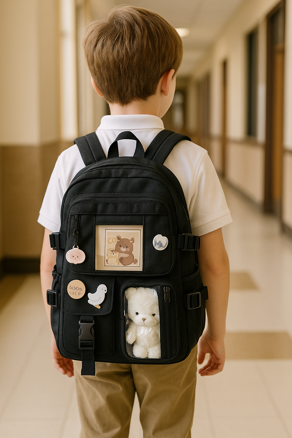 Chic Colorful School Backpack