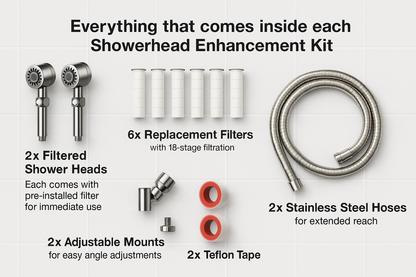 SkinVitalize™ Ionic Filter Shower