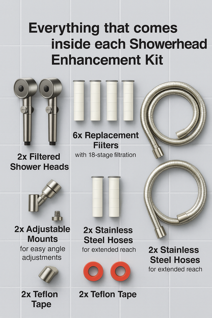 SkinVitalize™ Ionic Filter Shower