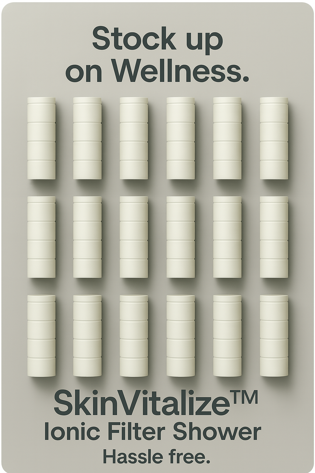 SkinVitalize™ Ionic Filter Shower