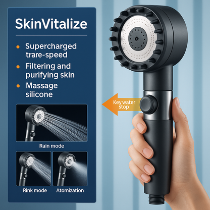 SkinVitalize™ Ionic Filter Shower