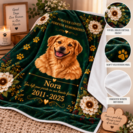 Forever Loved, Forever Remembered™ — Personalized Pet Memorial Blanket