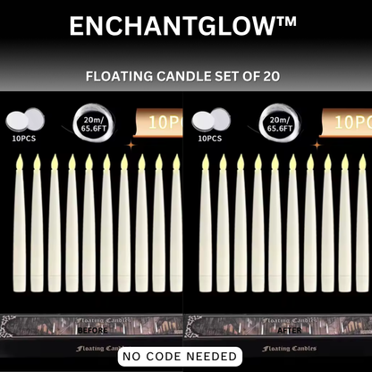 EnchantGlow™ Floating Candle Set