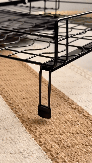 Estante escurridor de cocina inteligente y extensible