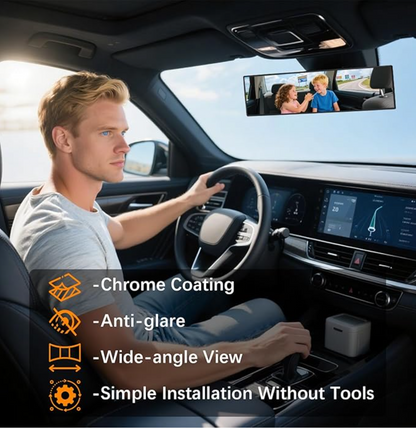 Wide View Anti-Glare Mirror