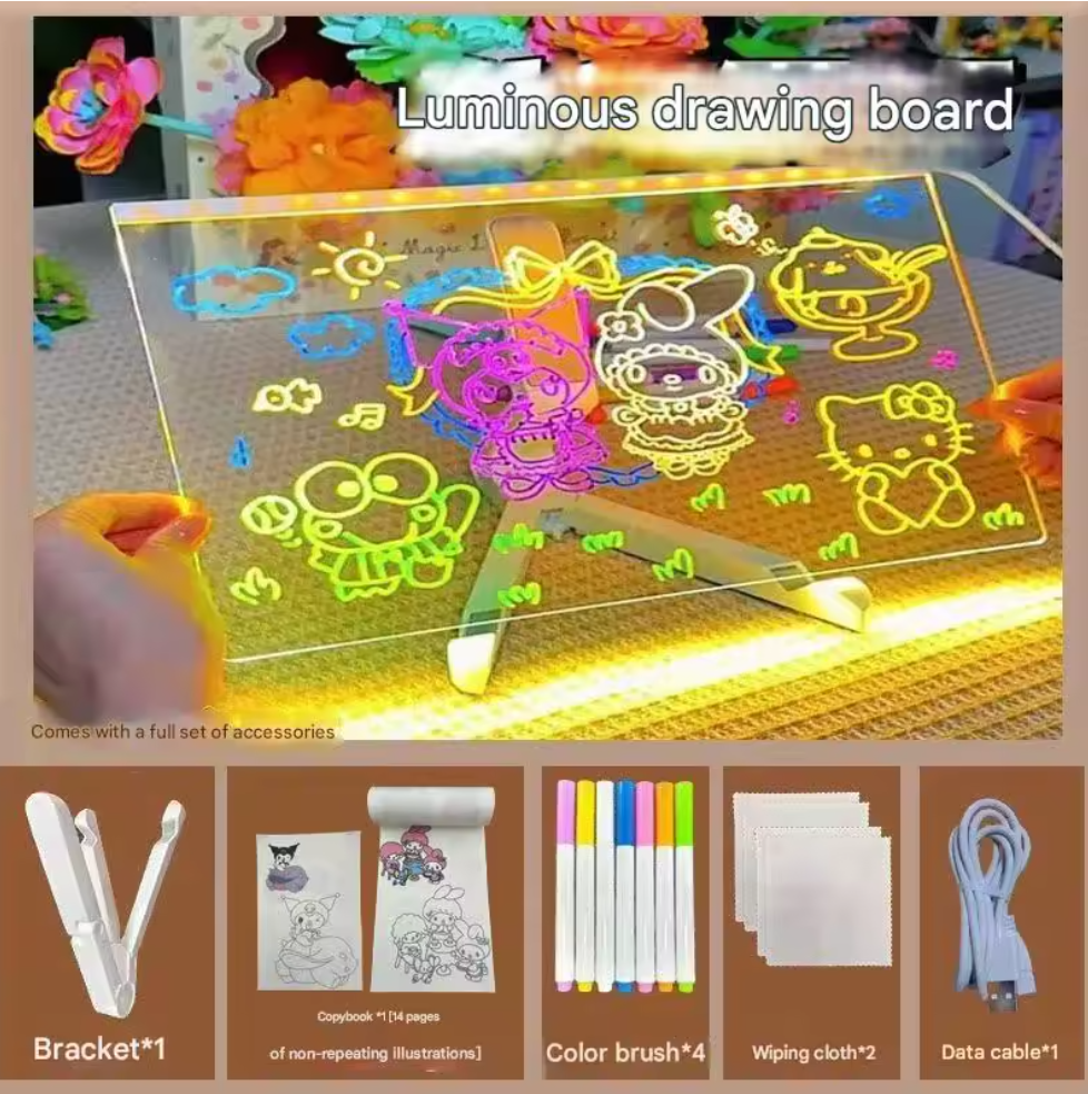 GlowWrite Acrylic LED Message Board
