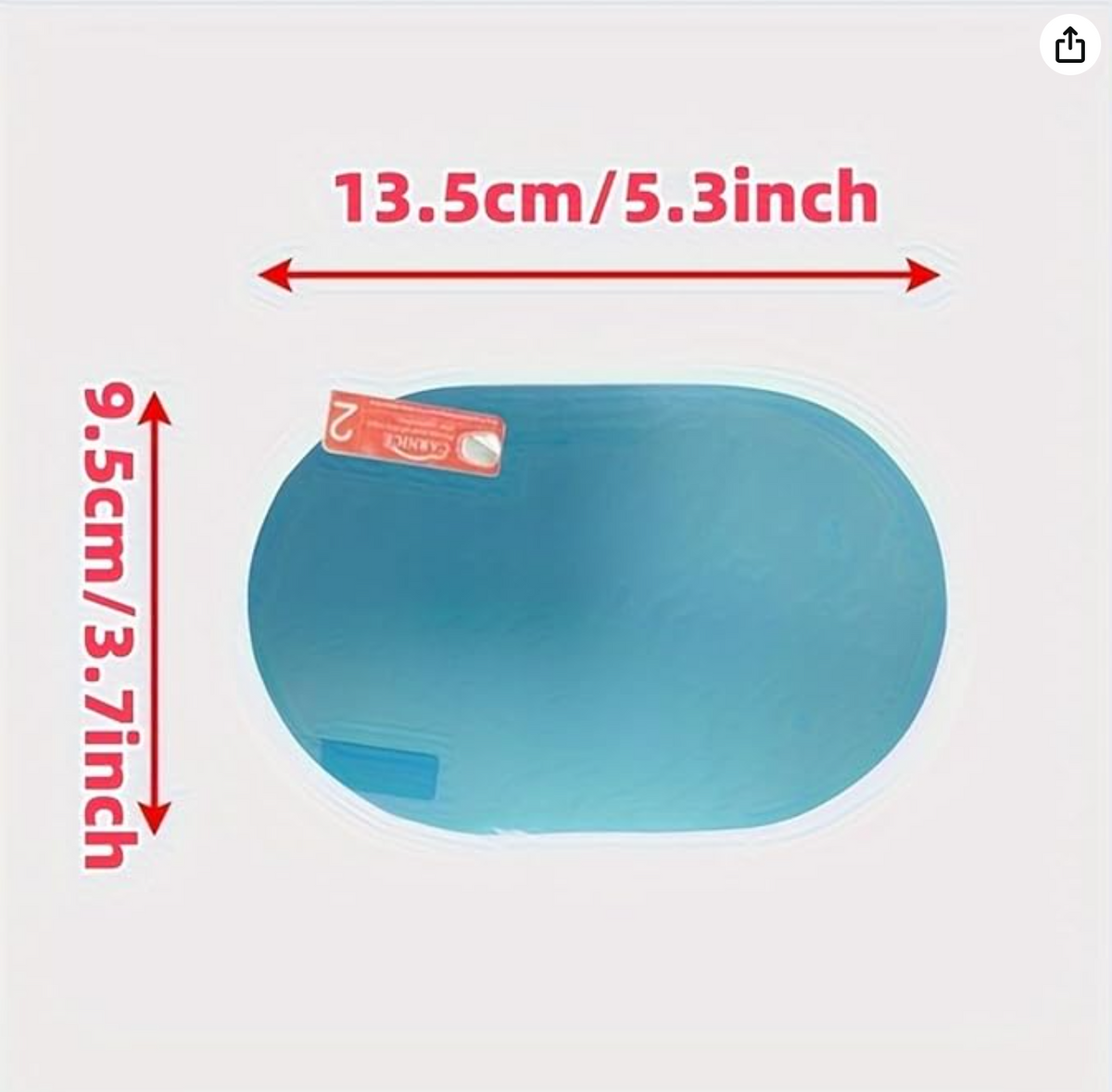 ClearView Rainproof Mirror Film