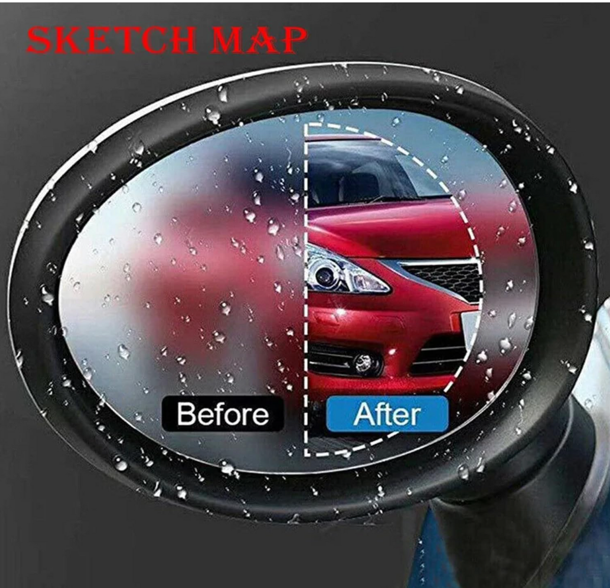 ClearView Rainproof Mirror Film