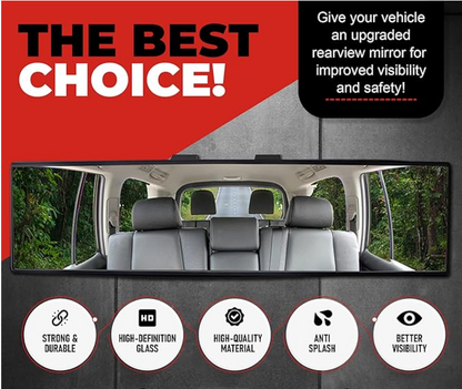 Wide View Anti-Glare Mirror