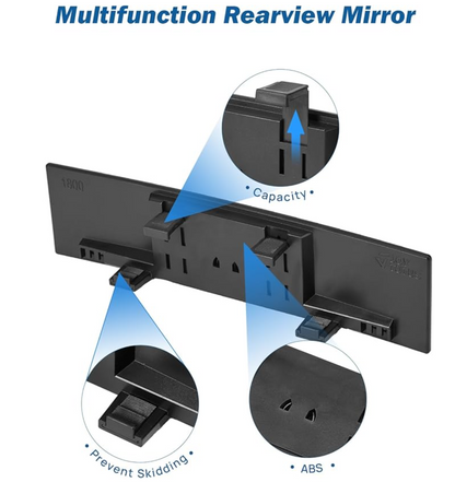 Wide View Anti-Glare Mirror