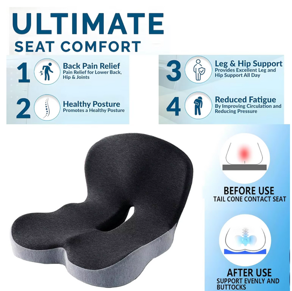 ComfortCore Memory Seat Cushion